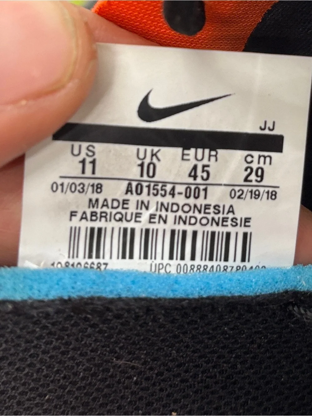Nike Zoom Fly SP AO1554-001 Running Shoes Gray Orange Men’s Size 11